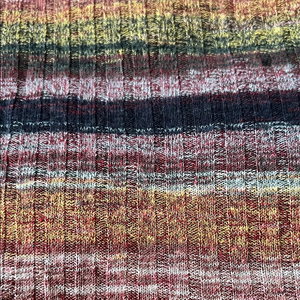 Zara Earthy Tones Striped Midi Skirt - Picture 3 of 3